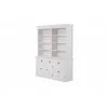 Nova Solo Hutch Cabinet With 5 Doors 3 Drawers - Angled View - Nova Solo Hutch Cabinet With 5 Doors 3 Drawers - Angled View