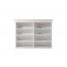 Nova Solo Hutch Cabinet With 5 Doors 3 Drawers - Top Part - Front View