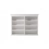 Nova Solo Hutch Cabinet With 5 Doors 3 Drawers - Top Part - Front View - Nova Solo Hutch Cabinet With 5 Doors 3 Drawers - Top Part - Front View