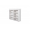 Nova Solo Hutch Cabinet With 5 Doors 3 Drawers - Angled