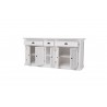 Nova Solo Hutch Cabinet With 5 Doors 3 Drawers - Base Part Angled View
