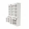 Nova Solo Kitchen Hutch Cabinet With 5 Doors 3 Drawers - Doors Opened - Nova Solo Kitchen Hutch Cabinet With 5 Doors 3 Drawers - Doors Opened