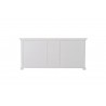 Nova Solo Kitchen Hutch Cabinet With 5 Doors 3 Drawers - Base Part Back View