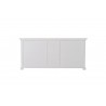 Nova Solo Kitchen Hutch Cabinet With 5 Doors 3 Drawers - Base Part Back View