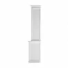 Nova Solo Hutch Bookcase 5 Doors 3 Drawers - Side Angle - Nova Solo Hutch Bookcase 5 Doors 3 Drawers - Side Angle
