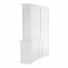 Nova Solo Hutch Bookcase 5 Doors 3 Drawers - Back Angle - Nova Solo Hutch Bookcase 5 Doors 3 Drawers - Back Angle