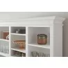 Nova Solo Halifax Buffet Hutch Unit with 2 Adjustable Shelves - Lifestyle Angled Shot - Nova Solo Halifax Buffet Hutch Unit with 2 Adjustable Shelves - Lifestyle Angled Shot