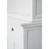 Nova Solo Halifax Buffet Hutch Unit with 2 Adjustable Shelves - Closeup Angle - Nova Solo Halifax Buffet Hutch Unit with 2 Adjustable Shelves - Closeup Angle