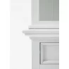 Nova Solo Halifax Buffet Hutch Unit with 2 Adjustable Shelves - Closeup Angle - Nova Solo Halifax Buffet Hutch Unit with 2 Adjustable Shelves - Closeup Angle
