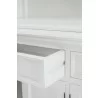 Nova Solo Halifax Buffet Hutch Unit with 2 Adjustable Shelves - Closeup Angle - Nova Solo Halifax Buffet Hutch Unit with 2 Adjustable Shelves - Closeup Angle