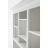 Nova Solo Halifax Buffet Hutch Unit with 2 Adjustable Shelves - Closeup Angle - Nova Solo Halifax Buffet Hutch Unit with 2 Adjustable Shelves - Closeup Angle