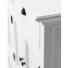 Nova Solo Halifax Buffet Hutch Unit with 2 Adjustable Shelves - Closeup Angle - Nova Solo Halifax Buffet Hutch Unit with 2 Adjustable Shelves - Closeup Angle
