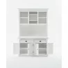 Nova Solo Halifax Buffet Hutch Unit with 2 Adjustable Shelves - Front Opened Angle - Nova Solo Halifax Buffet Hutch Unit with 2 Adjustable Shelves - Front Opened Angle