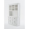 Nova Solo Halifax Buffet Hutch Unit with 2 Adjustable Shelves - Front Side Angle