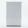 Nova Solo Halifax Buffet Hutch Unit with 2 Adjustable Shelves - Back Angle - Nova Solo Halifax Buffet Hutch Unit with 2 Adjustable Shelves - Back Angle