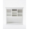 Nova Solo Halifax Buffet Hutch Unit with 2 Adjustable Shelves - Closeup Top Angle