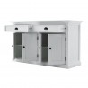 Nova Solo Halifax Buffet Hutch Unit with 2 Adjustable Shelves - Bottom Shelf Angle