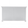 Nova Solo Halifax Buffet Hutch Unit with 2 Adjustable Shelves - Bottom Shelf Angle