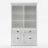 NovaSolo Halifax Buffet Hutch Unit with 6 Shelves - Front Angle - NovaSolo Halifax Buffet Hutch Unit with 6 Shelves - Front Angle