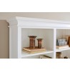 NovaSolo Halifax Buffet Hutch Unit with 6 Shelves - Top Shelf Angled Lifestyle Shot