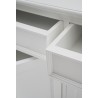 NovaSolo Halifax Buffet Hutch Unit with 6 Shelves - Closeup Angle