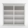 NovaSolo Halifax Buffet Hutch Unit with 8 Shelves - Closeup Top Angle - NovaSolo Halifax Buffet Hutch Unit with 8 Shelves - Closeup Top Angle