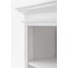 NovaSolo Halifax Buffet Hutch Unit with 8 Shelves - Close-up Angle