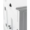 NovaSolo Halifax Buffet Hutch Unit with 8 Shelves - Close-up Angle