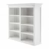 NovaSolo Halifax Buffet Hutch Unit with 8 Shelves - Top Shelf Front - NovaSolo Halifax Buffet Hutch Unit with 8 Shelves - Top Shelf Front