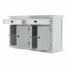 NovaSolo Halifax Buffet Hutch Unit with 8 Shelves - Bottom Shelf Front - NovaSolo Halifax Buffet Hutch Unit with 8 Shelves - Bottom Shelf Front