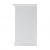 NovaSolo Halifax Buffet Hutch Unit with 8 Shelves - Bottom Shelf Side