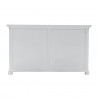 NovaSolo Halifax Buffet Hutch Unit with 8 Shelves - Bottom Shelf Back