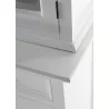 Nova Solo Halifax Buffet, Hutch Unit with 4 Glass Doors - Close-Angle - Nova Solo Halifax Buffet, Hutch Unit with 4 Glass Doors - Close-Angle