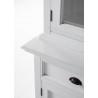 Nova Solo Halifax Buffet, Hutch Unit with 4 Glass Doors - Close-Angle