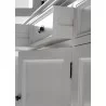 Nova Solo Halifax Buffet, Hutch Unit with 4 Glass Doors - Close-Angle - Nova Solo Halifax Buffet, Hutch Unit with 4 Glass Doors - Close-Angle