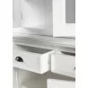 Nova Solo Halifax Buffet, Hutch Unit with 4 Glass Doors - Close-Angle - Nova Solo Halifax Buffet, Hutch Unit with 4 Glass Doors - Close-Angle