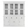 Nova Solo Halifax Buffet, Hutch Unit with 4 Glass Doors - Front Angle