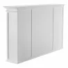 Nova Solo Halifax Buffet, Hutch Unit with 4 Glass Doors - Top Back Angle - Nova Solo Halifax Buffet, Hutch Unit with 4 Glass Doors - Top Back Angle