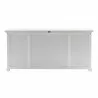 Nova Solo Halifax Buffet, Hutch Unit with 4 Glass Doors - Bottom Back  Angle - Nova Solo Halifax Buffet, Hutch Unit with 4 Glass Doors - Bottom Back  Angle