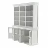 Nova Solo Halifax Hutch Unit with 6 Glass Doors 2 - Nova Solo Halifax Hutch Unit with 6 Glass Doors 2