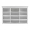Nova Solo Halifax Hutch Unit with 6 Glass Doors 4