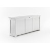 Nova Solo Halifax Hutch Unit with 6 Glass Doors 7