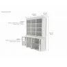 Nova Solo Halifax Hutch Unit with 6 Glass Doors 7 - Nova Solo Halifax Hutch Unit with 6 Glass Doors 7
