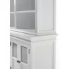 Nova Solo Halifax, Hutch Unit with 6 Glass Doors - Close-up Angle - Nova Solo Halifax, Hutch Unit with 6 Glass Doors - Close-up Angle