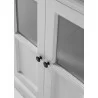 Nova Solo Halifax, Hutch Unit with 6 Glass Doors - Close-up Angle - Nova Solo Halifax, Hutch Unit with 6 Glass Doors - Close-up Angle