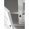 Nova Solo Halifax, Hutch Unit with 6 Glass Doors - Close-up Angle