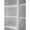 Nova Solo Halifax, Hutch Unit with 6 Glass Doors - Close-up Angle