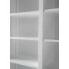Nova Solo Halifax, Hutch Unit with 6 Glass Doors - Close-up Angle - Nova Solo Halifax, Hutch Unit with 6 Glass Doors - Close-up Angle