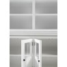Nova Solo Halifax, Hutch Unit with 6 Glass Doors - Close-up Angle
