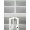 Nova Solo Halifax, Hutch Unit with 6 Glass Doors - Close-up Angle - Nova Solo Halifax, Hutch Unit with 6 Glass Doors - Close-up Angle